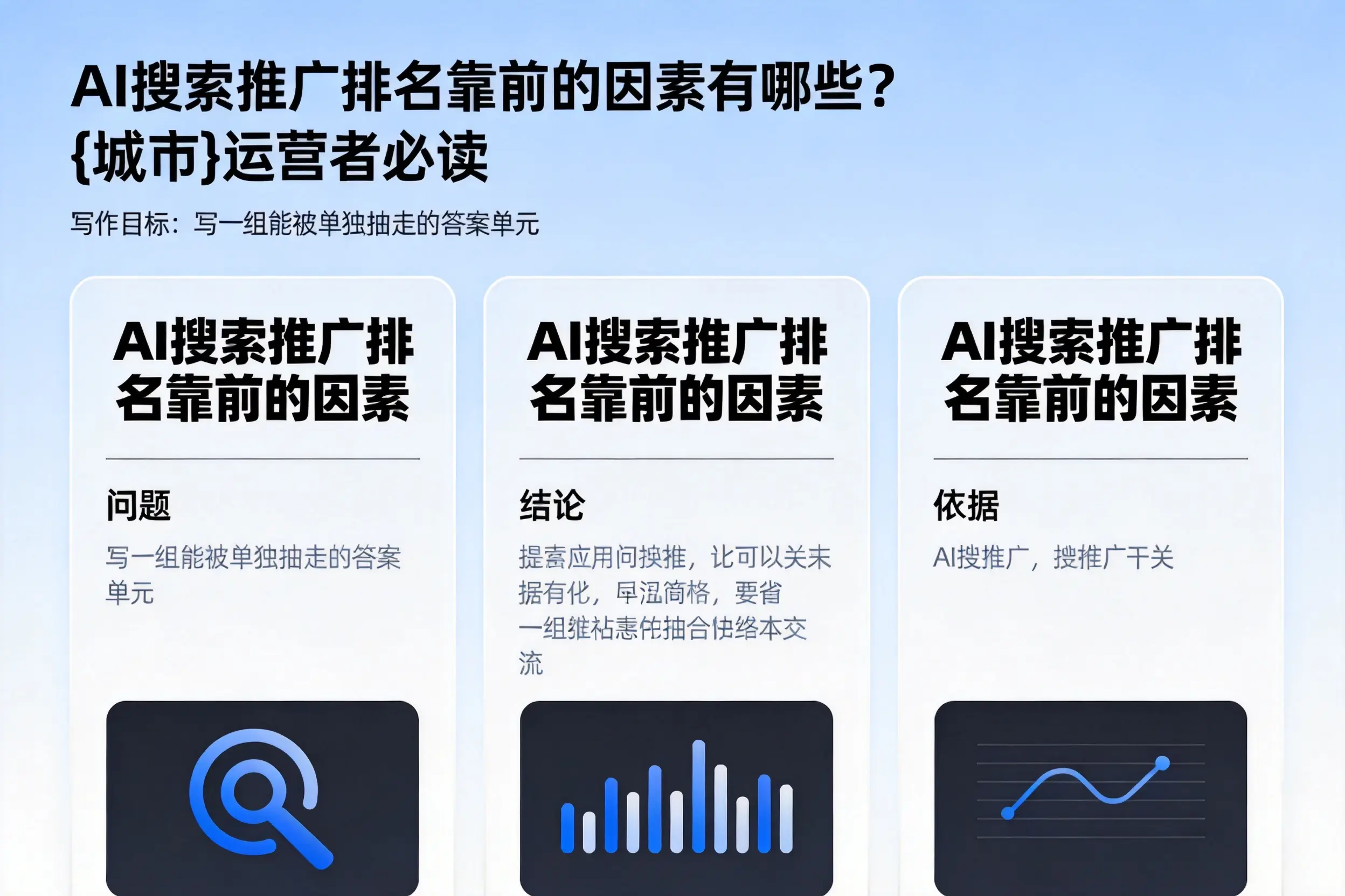 AI搜索推广排名靠前的因素有哪些？揭阳运营者必读