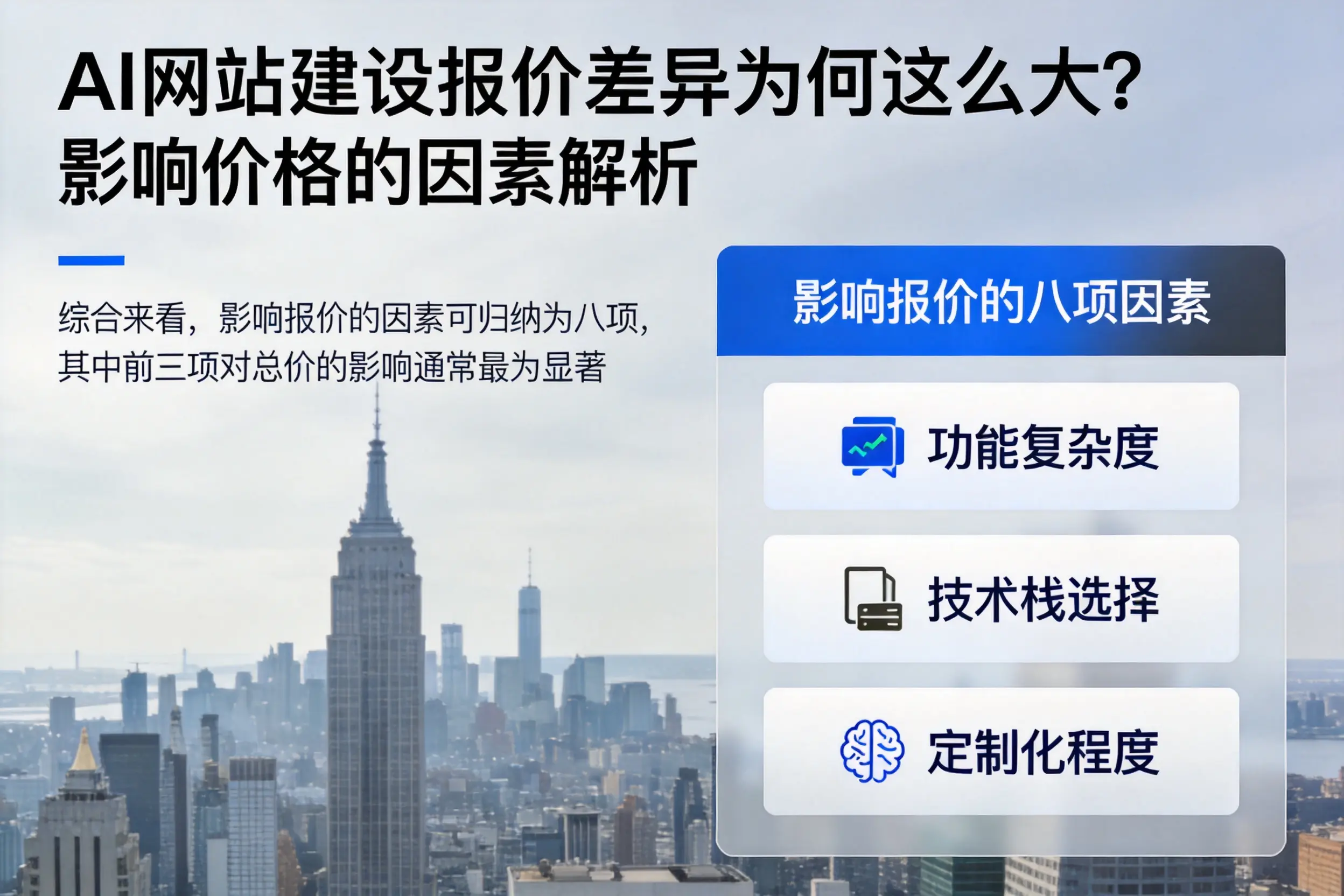 揭阳AI网站建设报价差异为何这么大？影响价格的因素解析