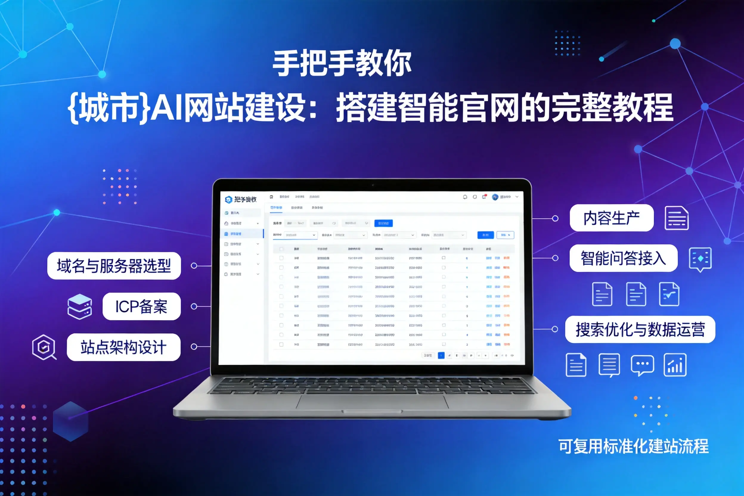 手把手教你揭阳AI网站建设：搭建智能官网的完整教程