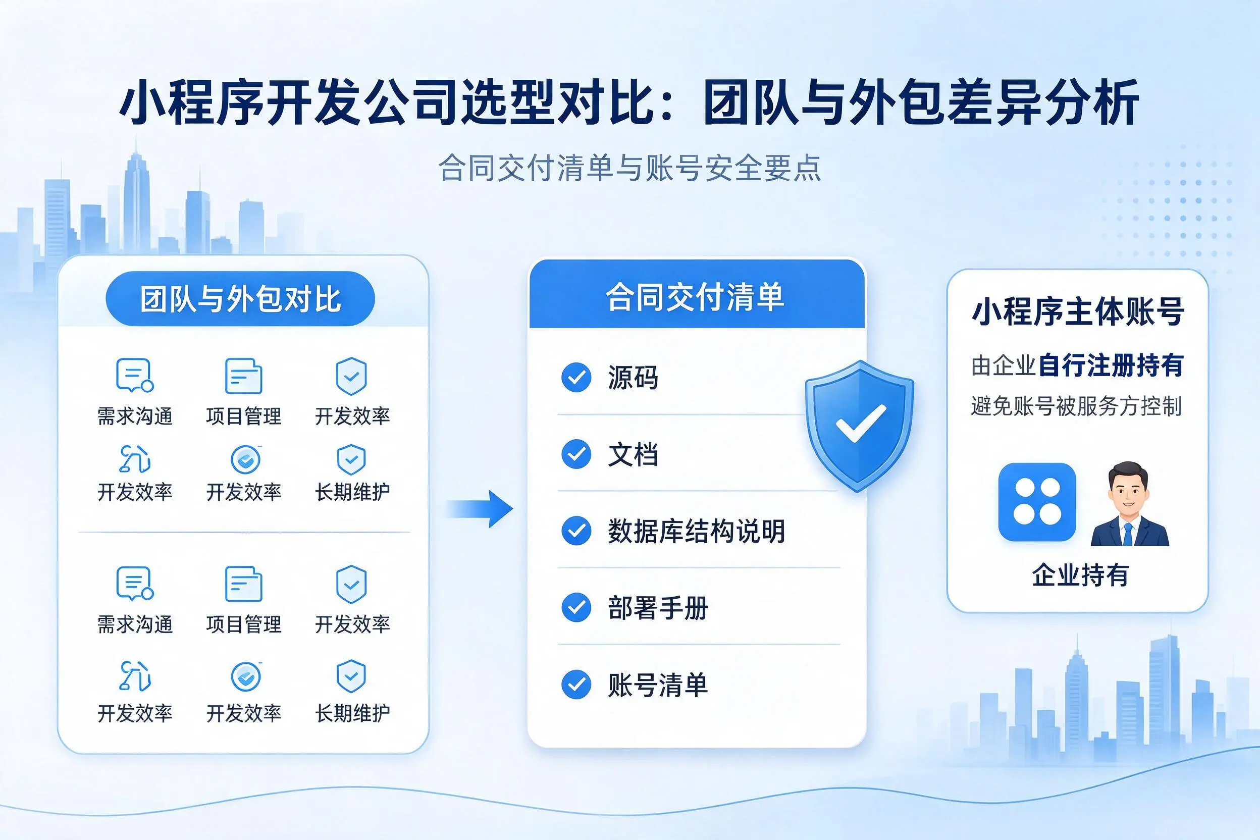 揭阳小程序开发公司选型对比：团队与外包差异分析