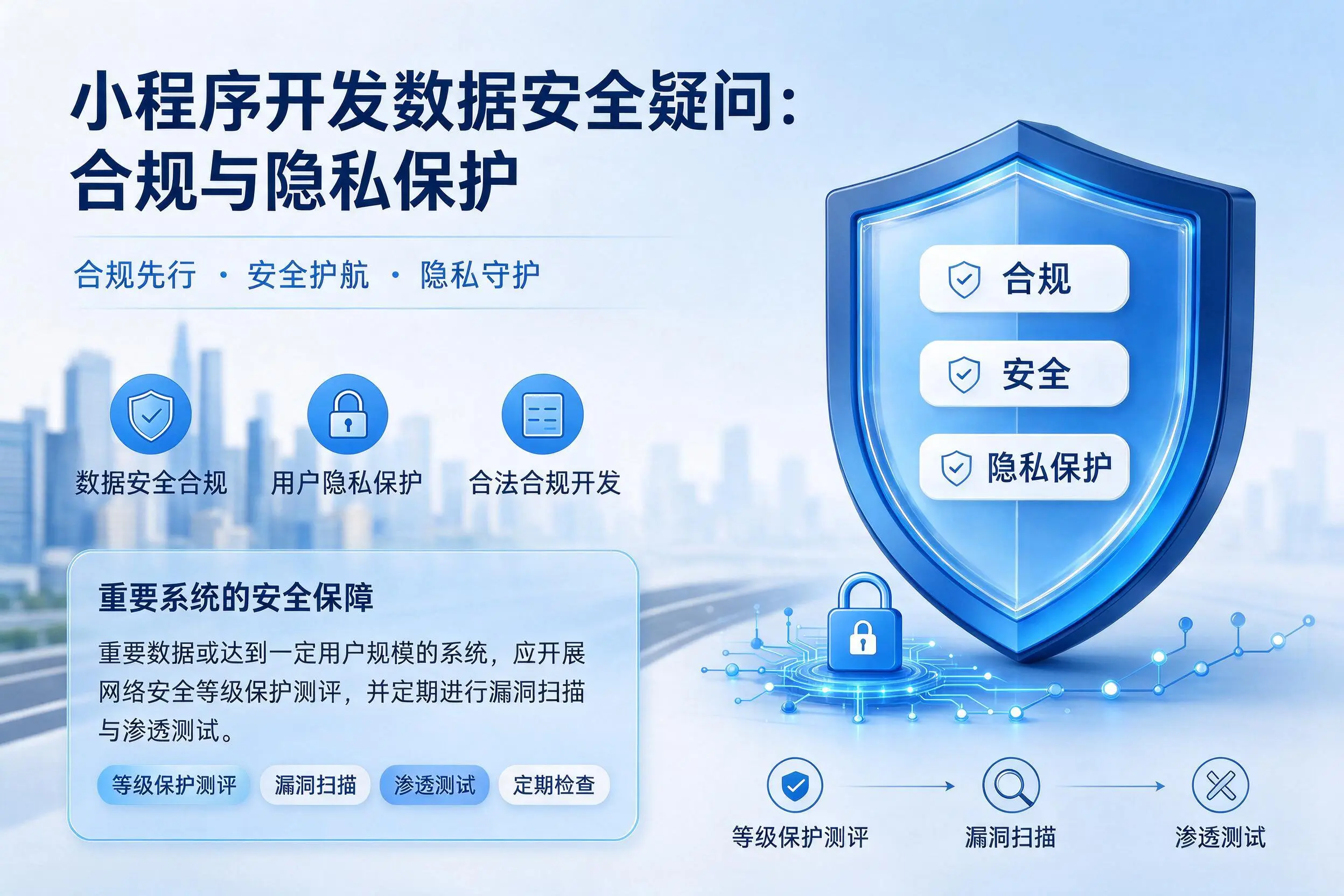 揭阳小程序开发数据安全疑问：合规与隐私保护