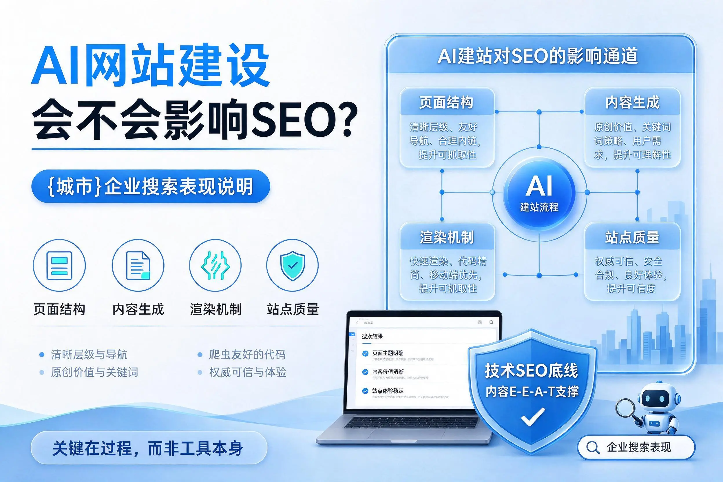 AI网站建设会不会影响SEO？揭阳企业搜索表现说明