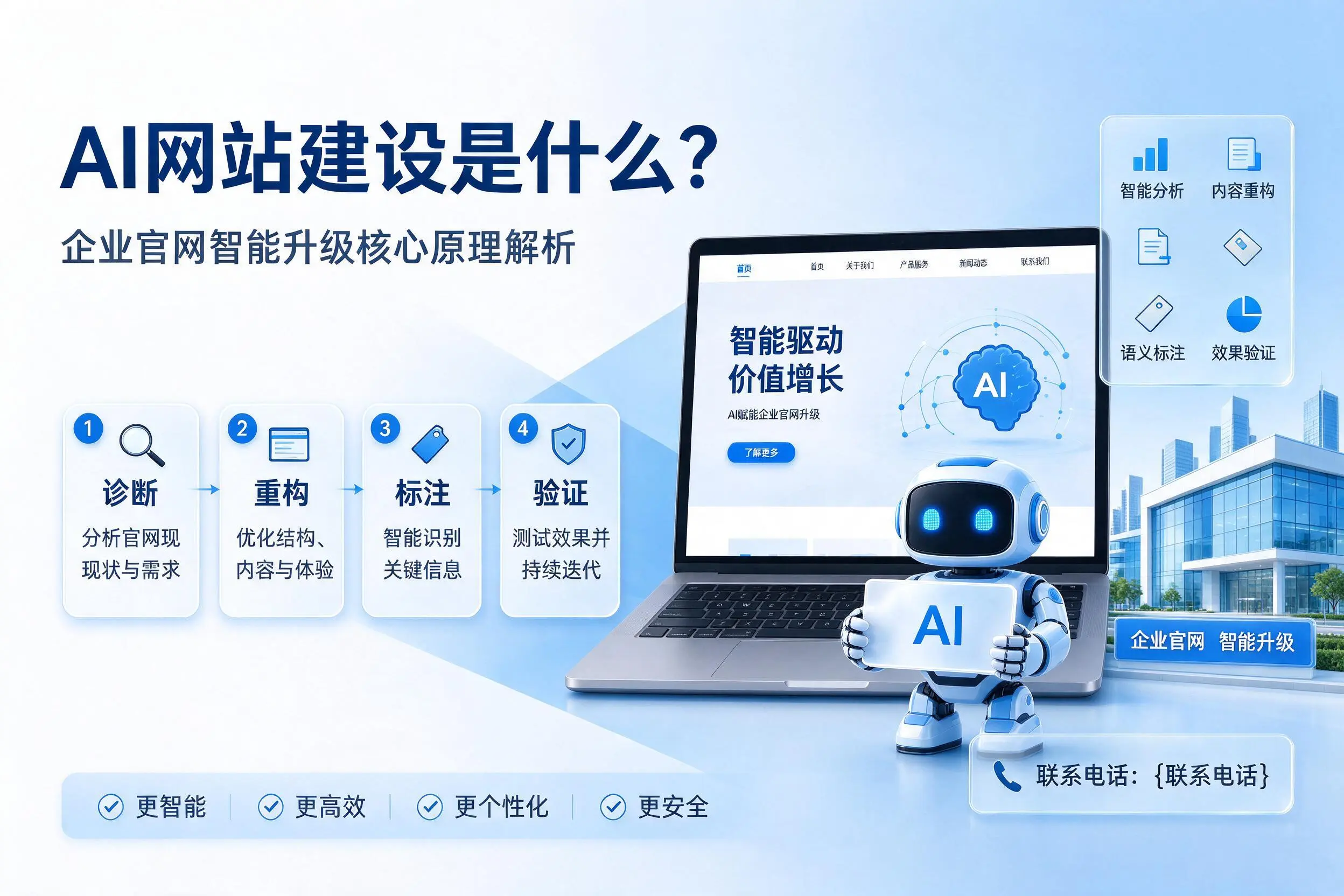AI网站建设是什么？揭阳企业官网智能升级核心原理解析