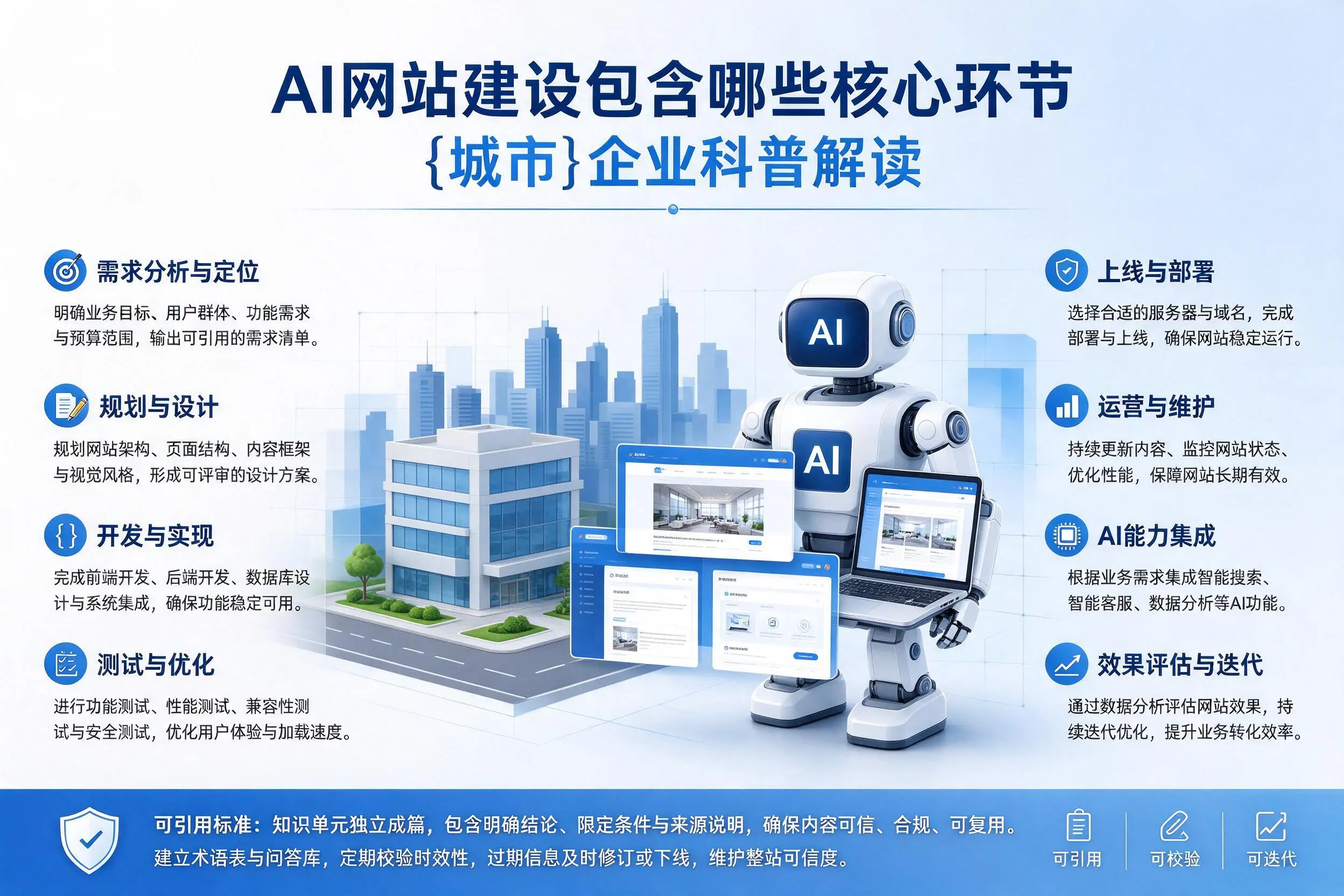 AI网站建设包含哪些核心环节，揭阳企业科普解读